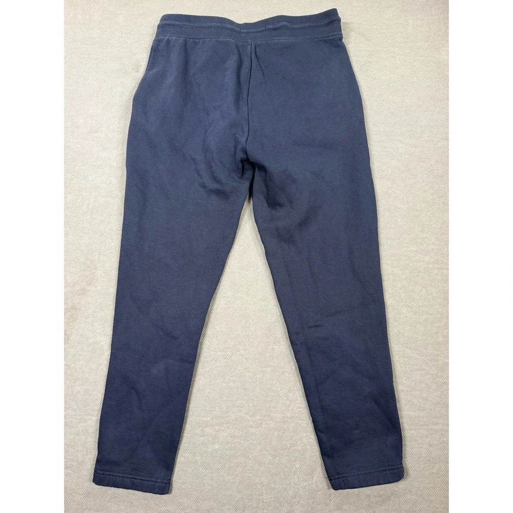 Tommy Hilfiger Mens Logo Jogger Sweatpants Navy Blue Fleece 78J4406/410 Medium